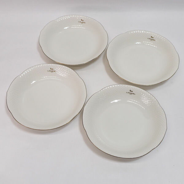 樂天商城 - LANCEL / ランセル ◆【洋食器】ランセル/金彩エンボス スーププ皿セット（4枚組） すまい 雑貨 ギフト ギフト【中古】