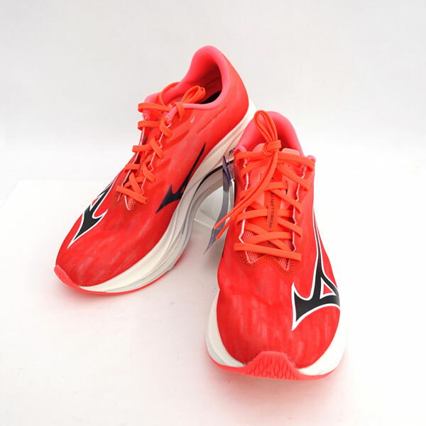 Rakuten - MIZUNO / ミズノ ◆ウエーブリベリオンフラッシュ3/レッド/27.5cm/タグ付き J1GC253631 【靴/シューズ】 メンズファッション【中古】