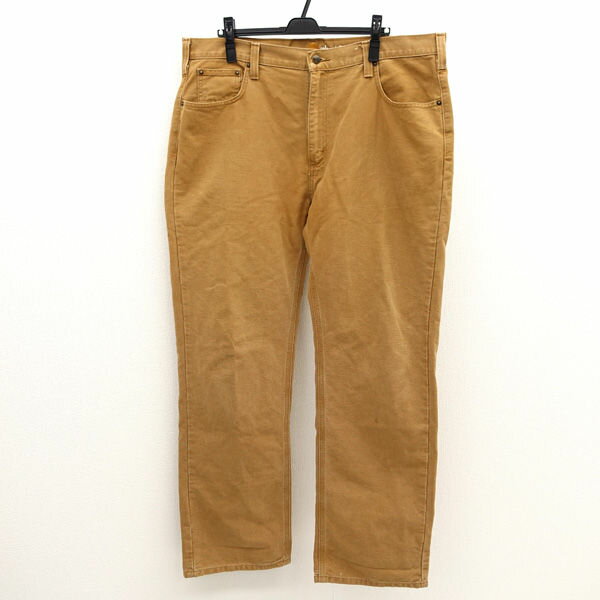 乐天商城 - Carhartt / カーハート ◆ワークパンツ/リラックスフィット/ブラウン/サイズ40 100096-211 【メンズ/MEN/男性/ボーイズ/紳士】 メンズファッション【中古】