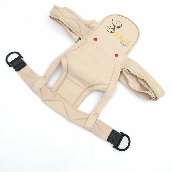 Nursing Belts - 株式会社ベルコット ◆SNOOPY おんぶ紐　抱っこ紐　2WAYタイプ　べージュ 子供用品【中古】