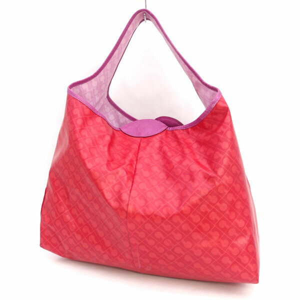 Rakuten - GHERARDINI / ゲラルディーニ ◆ワンショルダーバッグ/リバーシブル/総柄/レッド×ピンク 【バッグ/バック/BAG/鞄/カバン】 レディースファッション【中古】