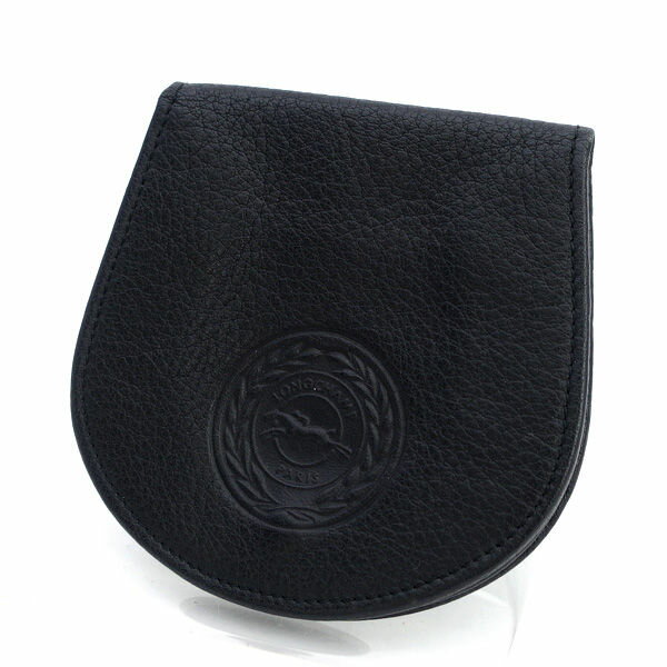 Rakuten - LONGCHAMP / ロンシャン ◆コインケース/小銭入れ/ロゴ/レザー/ブラック 【財布/サイフ/ウォレット/wallet/コイン】 メンズファッション【中古】 【メール便可】