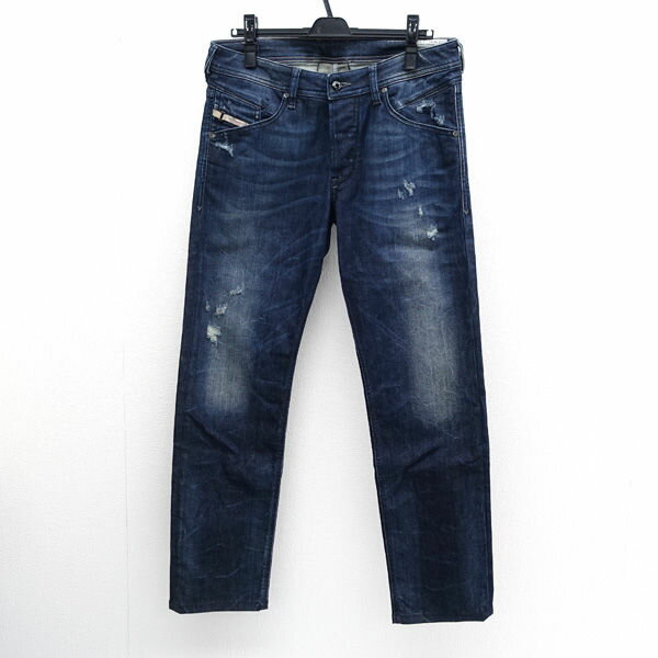 Rakuten - DIESEL / ディーゼル ◆デニムパンツ/BELTHER/ダメージ/インディゴ/W31 0821T 【メンズ/MEN/男性/ボーイズ/紳士】 メンズファッション【中古】