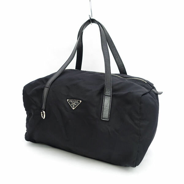 Rakuten - PRADA / プラダ ■三角プレート テスート ナイロン ハンドバッグ ミニボストン 【バッグ/バック/BAG/鞄/カバン】 ブランド【中古】