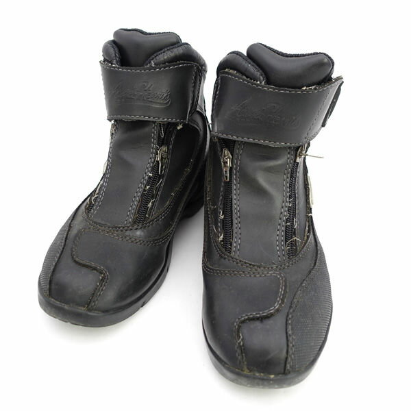 乐天商城 - SIMPSON /　シンプソン ◆ライディングシューズ/ジップ/マジック/ブラック/23cm 【婦人】【靴/SHOES】 レディースファッション【中古】