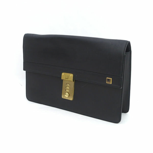 Rakuten - DUNHILL / ダンヒル ■セカンドバッグ クラッチ レザー ブラック 【バッグ/バック/BAG/鞄/カバン】 ブランド【中古】