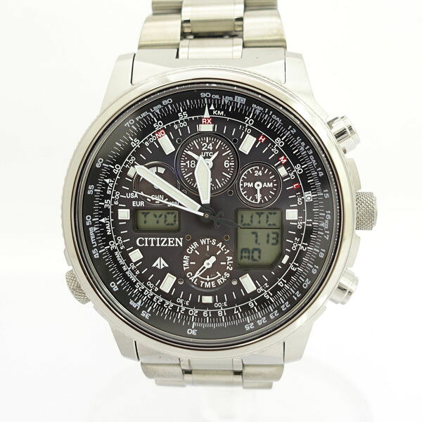 CITIZEN / シチズン ◆プロマスター スカイ メンズ 腕時計 電波 ソーラー PMV65-2271 【メンズ/MEN/男性/ボーイズ/紳士】【腕時計/うでとけい/ウォッチ/Watch】 【電波時計】 【ソーラー】 ブランド【中古】
