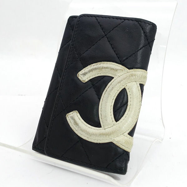 CHANEL / シャネル ■カンボンライン キーケース レザーブラック 【KEY/キー/鍵】 ブランド【中古】