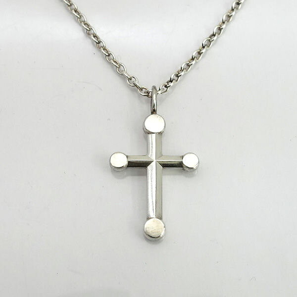 Georg Jensen / ジョージ ジェンセン ◆十字架 クロス ネックレス 925 SILVER 261A 【ネックレス/ペンダント/トップ/アクセサリー】 ブランド【中古】
