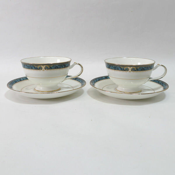 ノリタケ Noritake エセックスコート ティー/コーヒー椀皿ペアセット