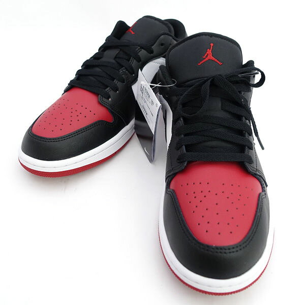 NIKE / ナイキ ◆AIR JORDAN 1 LOW/ブラック×レッド/27cm/タグ付き 553558-161