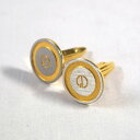 【価格見直し】【2025/04/29】DUNHILL / ダンヒル ■カフス シルバー ゴールド 【アクセサリー】 ブランド【中古】