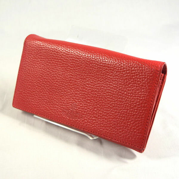 【スーパーSALE】Vivienne Westwood / ヴィヴィアンウエストウッド ■ダブルホック長財布 レザー 赤 【..