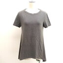 BRUNELLO CUCINELLI / ブルネロクチネリ ◆Tシャツ/チュニック/レイヤード/首裏装飾/グレー/サイズM DT5228201 【レディース/ガールズ/LADY/女性/婦人】 【古着】 レディースファッション【中古】