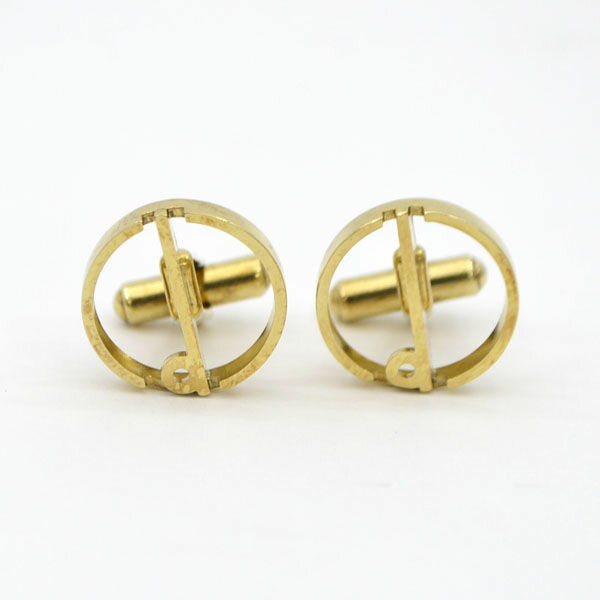 DUNHILL / ダンヒル ◆カフス カフリンクス dロゴ SV 925 ゴールドメッキ スーツアクセ ブランド【中古】