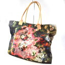 【価格見直し】【2024/03/11】Vivienne Westwood / ヴィヴィアンウエストウッド ■フラワーテディベア トートバッグ キャンバス レザー 【バッグ/バック/BAG/鞄/カバン】 ブランド【中古】