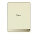 Apacer AS724 ポータブル 外付 SSD 512GB USB 3.2 Gen2 USB-C リード/ライト 最大 500MB/s (カラー:クリーム) AP512GAS724C-1