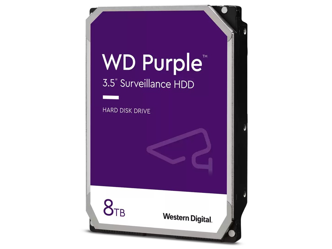 Rakuten - Western Digital WD Purple 内蔵 HDD ハードディスク 8TB CMR 3.5インチ SATA キャッシュ256MB 高耐久 監視システム用 防犯カメラ用 WD85PURZ