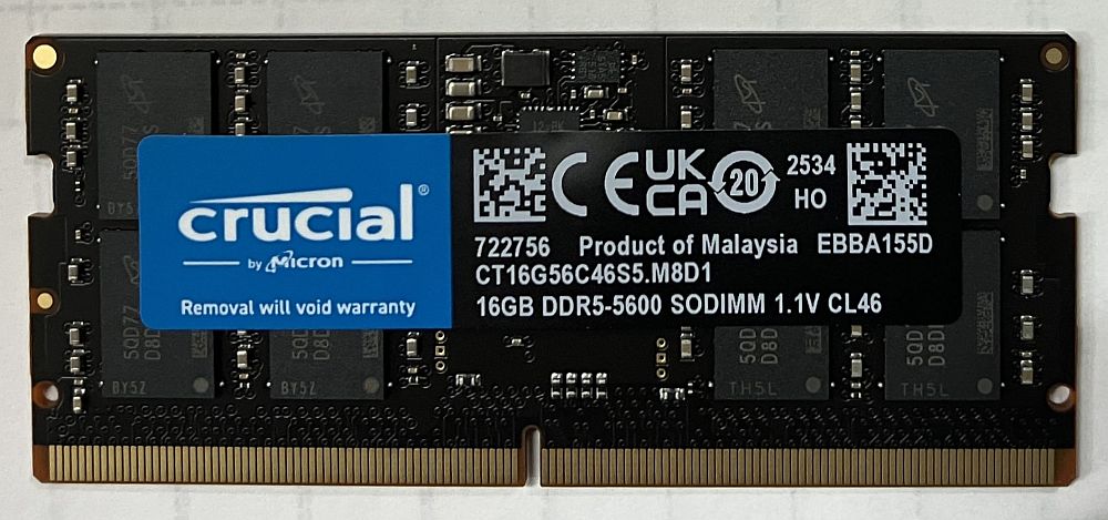 【中古】CRUCIAL DDR5-4800MHz 64GB (16GB×4) CT2K3248C4S5.JPG