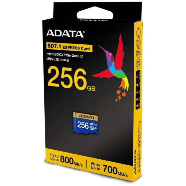 ADATA microSD Premier Extreme microSDXC SD7.1 Express Card 256GB SD7.1 最大読込速度 800MB/秒 Switch 2 UD256GEX3L1-C