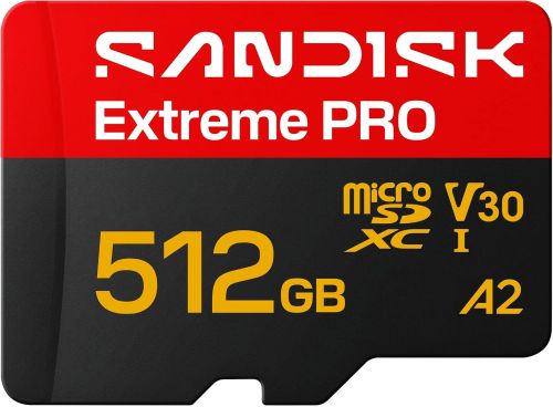 Sandisk サンディスク Extreme Pro microSDXCカード 512GB UHS-I V30 A2 R:250MB/s W:170MB/s SDSQXCJ-512G-GS6MA