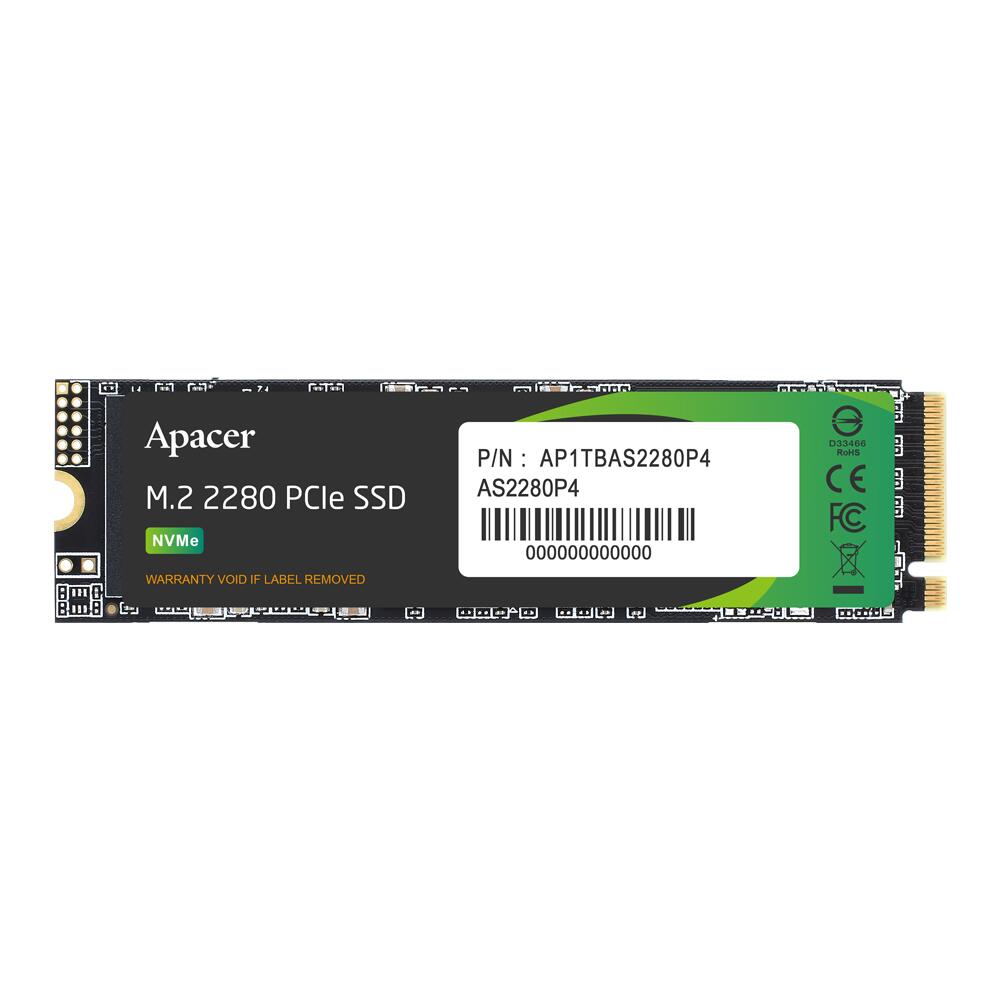 Apacer アペイサー 内蔵 SSD 512GB 3D NAND M.2 2280 NVMe (PCIe Gen3×4) Read：3000MB/s Write：2000MB/s AP512GAS2280P4-1