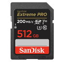 SANDISK TfBXN Extreme Pro V30 4KΉ UHS-I U3 SDXCJ[h 512GB (ǎ200MB/bA140MB/b) SDSDXXD-512G-GN4IN