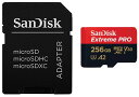 Sandisk サンディスク Extreme Pro microSDXCカード 256GB UHS-I U3 V30 A2 R:200MB/s W:140MB/s SDSQXCD-256G-GN6MA