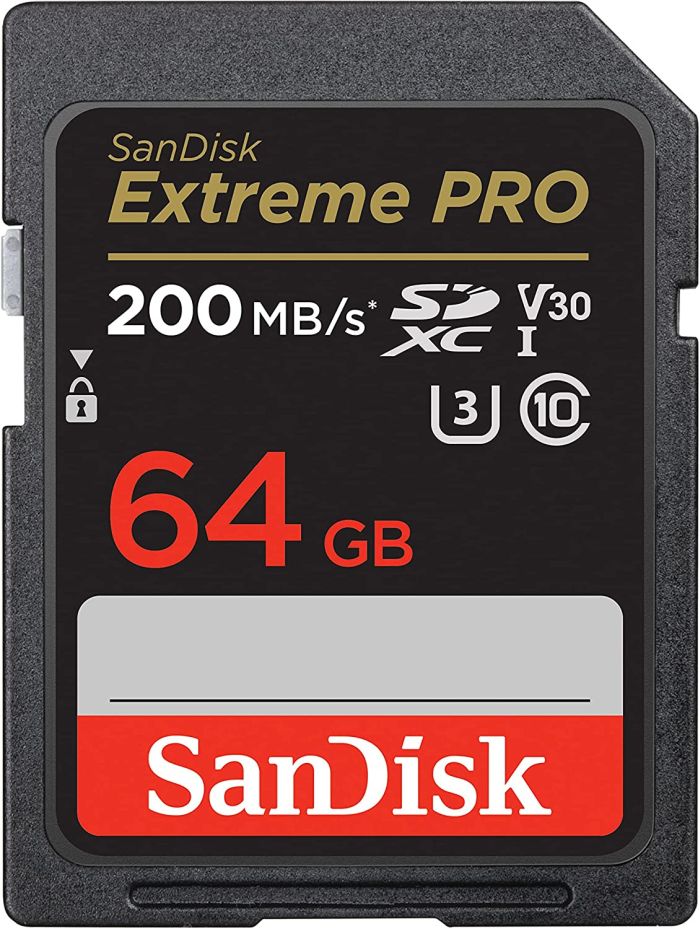 SANDISK サンディスク Extreme Pro V30 4K 対応 UHS-I U3 SDXCカード 64GB (読取200MB/秒、書込90MB/秒) SDSDXXU-064G-GN4IN