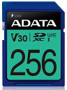 ADATA SDJ[h SDXC 256GB UHS-I U3 Class10 V30 KiΉiǍF100MB^F85MBjASDX256GUI3V30S-R