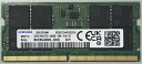 SAMSUNG ORIGINAL TX PC5-38400 DDR5-4800 32GB m[gPCp [ 262pin Unbuffered SO-DIMM M425R4GA3BB0-CQK oNi