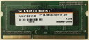 SuperTalent サムスンチップ搭載 省電力 DDR3L-1333 PC3L-10600 2GB ノートPC用 メモリ SO-DIMM 1.35V W13...