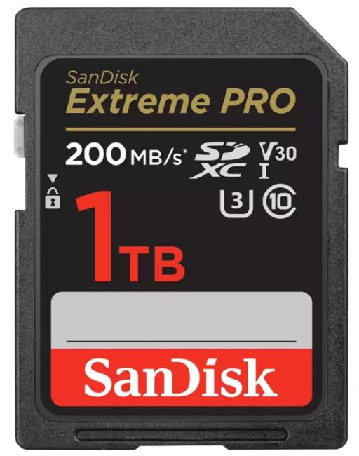 SANDISK サンディスク Extreme Pro V30 4K対応 UHS-I U3 SDXCカード 1TB (読取200MB/秒 書込140MB/秒) SDSDXXD-1T00-GN4IN