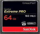 Sandisk 超高速1067倍速(160MB/s)を実現!サンディスク Extreme Pro CFカード 64GB(UDMA7対応) SDCFXPS-064...