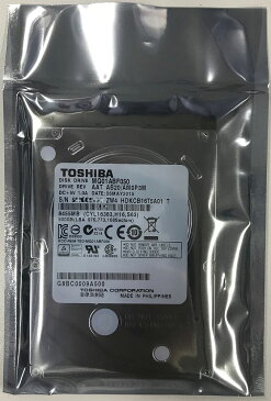 TOSHIBA リファービッシュ 6ヶ月保証 東芝 2.5inch HDD 500GB SATA 7mm厚 4Kセクターモデル MQ01ABF050