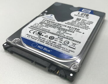 Western Digital リファービッシュ 6ヶ月保証 ウエスタンデジタル 2.5inch HDD 1TB SATA 6.0Gbps 5400回転 9.5mm厚 WD10JPVX