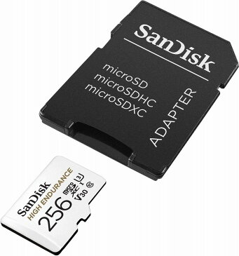 SanDisk サンディスク ドライブレコーダーや防犯カメラに最適！高耐久 microSDXCカード 256GB UHS-1 U3 A2 V30対応 SDSQQNR-256G-GN6IA