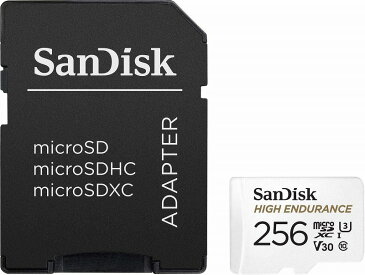 SanDisk サンディスク ドライブレコーダーや防犯カメラに最適！高耐久 microSDXCカード 256GB UHS-1 U3 A2 V30対応 SDSQQNR-256G-GN6IA