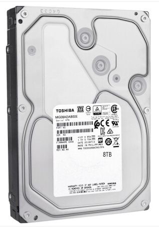 TOSHIBA 東芝 内蔵 ハードディスク 8TB NAS用 サーバ用 Enterprise HDD 3.5インチ SATA 7200rpm MG08ADA800E