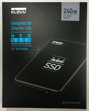 [ESSENCORE] エッセンコア KLEVV クレブ NEO N600 2.5”SATA 6Gb/s SSD TLC 240GB D240GAA-N600