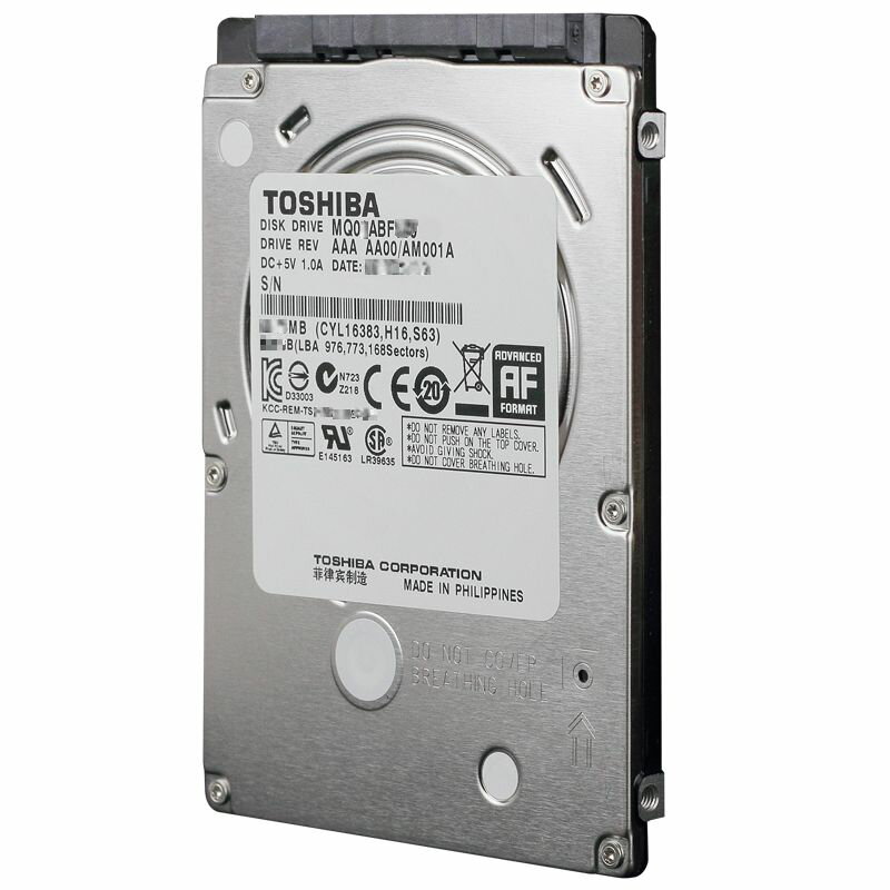 TOSHIBA 東芝 2.5インチ 1TB HDD SATA 6Gb/s 5400rpm 128MB 512e 7mm厚 MQ04ABF100 バルク品