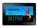 ADATA SU750シリーズ 3D NAND採用 SSD 1TB SATA 6Gbps 読込最大550MB/s 書込最大520MB/s 7mm厚 3年保証 ASU750SS-1TT-C(2)