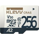 ESSENCORE KLEVV CRASV[Y Ǎ100MB/s 90MB/s UHS-I A2 V30 U3Ή microSDXCJ[h 256GB K256GUSD6U3-CA Nintendo Switch mF