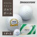 【 ゴルフボール 名入れ ギフト 周年 記念 企業 イベント ブリヂストン PHYZ 1ダース 】 オウンネーム 創業 お祝い アニバーサリー プレゼント プリント ゴルフボール 12球 ラッピング対応 のし可 オリジナル 記念日 記念球 ブランド メーカー品 BRIDGESTONE
