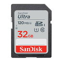 y TfBXN Ki z SDJ[h 32GB SDHC Class10 UHS-I ǎő120MB/s SanDisk Ultra SDSDUN4-032G-GHJNN VpbP[W