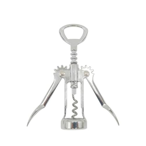 ワインオープナー ウィング式 ステンレススチール コルク栓抜き ウイング ワインオープナー クローム 本体:亜鉛合金スクリュー:スチールキャップ: