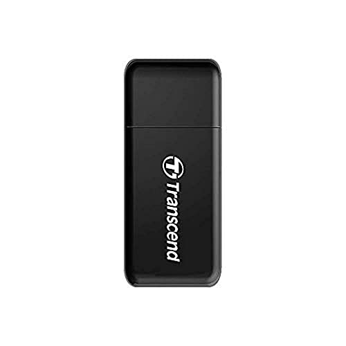 Transcend USB 3.1 Super Speed カードリーダー (SD/SDHC UHS-I/SDXC UHS-I/microSDXC UHS-I 対応) ブラック 2年保証 TS-RDF5K