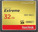 SANDISK ( サンディスク ) 32GB Compact Flash Memory ( 読取速度 最大 120MB 秒 / 書込速度 最大 85MB/秒 ) Extreme SDCFXSB-032G-G46 ［ 海外パッケージ ］ [並行輸入品]