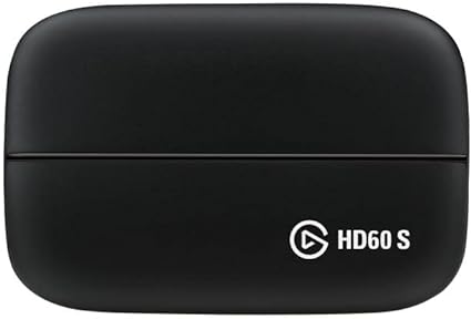 Elgato HD60 S 外付けキャプチャカード PS5、PS4/Pro、Xbox Series X/S、Xbox One X/S対応 低レイテンシー 1080p/60fps ライブ配信/録画用 OBS/Twitch/YouTube 連携 PC/Mac対応