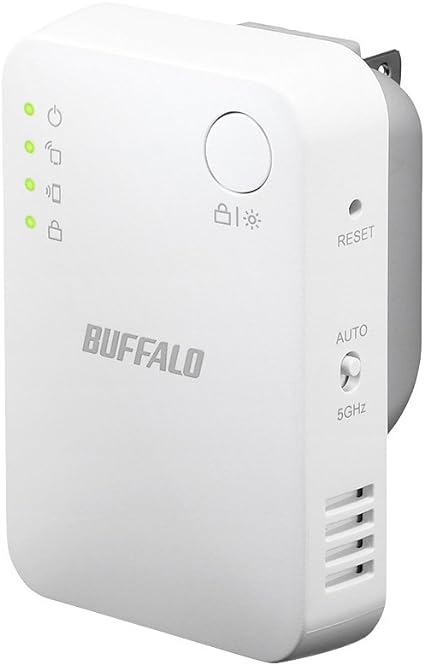 BUFFALO WiFi 無線LAN中継機 WEX-1166DHPS 11ac/n/a/g/b 866+300Mbps ハイパワー コンパクトモデル 【iPhoneX/iPhoneXSシリーズ メーカー動作確認済み】